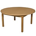 Wood Designs HPL Tables 48 Round Table 18H Hardwood Legs (HPL48RND18)