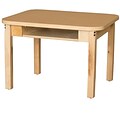 Wood Designs HPL Desks 18D x 24W Rectangle Desk 14 H Hardwood Legs (HPL1824DSK14)