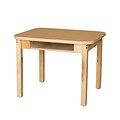Wood Designs HPL Desks 18D x 24W Rectangle Desk 22 H Hardwood Legs (HPL1824DSK22)