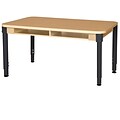Wood Designs HPL Desks 36D x 48W Rectangle Desk 18- 29 H Adjustable Legs (HPL3648DSKA1829)