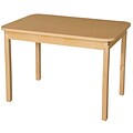 Wood Designs HPL Tables 30D x 44W Rectangle Table 29H Hardwood Legs (HPL304429)