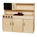 Wood Designs 40H x 40W x 15D All-In-One Kitchen with Brown Accents (10800BN)