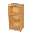 Wood Designs 38H x 18W x 15D Mobile Three Shelf Unit (15700AJ)