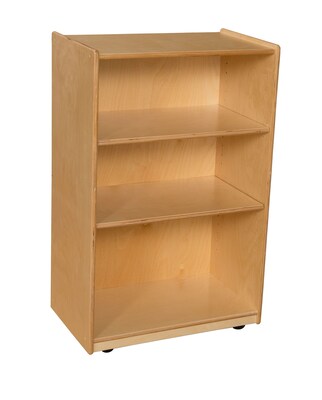 Wood Designs 38H x 24W x 15D Mobile Storage Shelf (25000AJ)