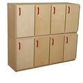 Wood Designs 20H x 49W x 15D Stacking Lockers with Doors-Single Unit (46320)