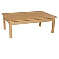 Wood Designs 30D x 48W Birch Hardwood Tables 14H Hardwood Legs (83414)