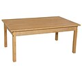 Wood Designs 30D x 48W Birch Hardwood Tables 26H Hardwood Legs (83426)