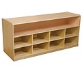 Wood Designs 22.5H x 48W x 15D Low Cubby Storage (99609)
