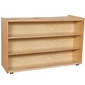 Wood Designs 30H x 48W x 15D Mobile Multi-Shelf Storage (990332)