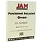 JAM Paper® Parchment 24lb Paper, 8.5 x 11, Green Recycled, 50 Sheets/Pack (27261A)