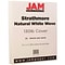 JAM Paper® Extra Heavy Stiff Strathmore Cardstock, 8.5 x 11, 130lb Natural White Wove, 25/pack (1196