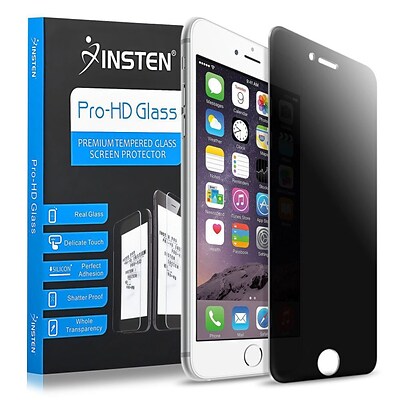 Insten Privacy Filter Anti-Spy Tempered Glass Screen Protector For Apple iPhone 6 6s 4.7 Shatter-Proof LCD Film Guard (2126122)