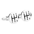 Zodaca Mens Silver Manual Transmission Vintage Wedding Party Birthday Gift Novelty Shirt Cufflinks (2177469)