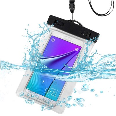 Insten Waterproof Pouch Bag Dry Armband Case Samsung Galaxy Note 5 S6 LG Nexus 5 HTC One M9 iPhone 6s 5 Moto G,Clear (2166942)