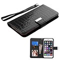 Insten Flip Leather Cover Case For iPhone 6 Plus LG G Pro 2/Lite/G2/G3 Moto X(2nd) Galaxy Note 1 2 3 4 ZTE Zmax, Black (2141696)