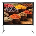 Hamilton Buhl™ BFF-7296 Quick Release Folding Frame Video Projector Screen with Case, 120
