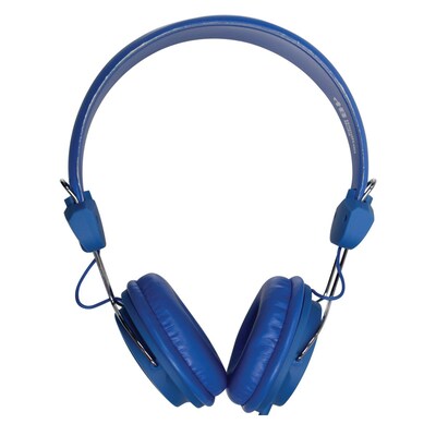 Hamilton Buhl™ FV-BLU TRRS Over-the-Head Stereo Headset with In-Line Microphone, Blue