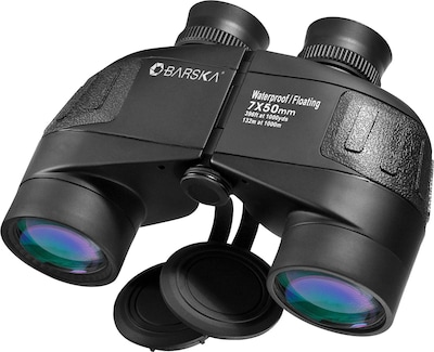 Barska 7x50 Water Proof Floating Battalion Binoculars With Rangefinder (AB11610)