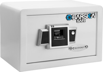 Barska Compact Biometric Safe - White (Ax12400)