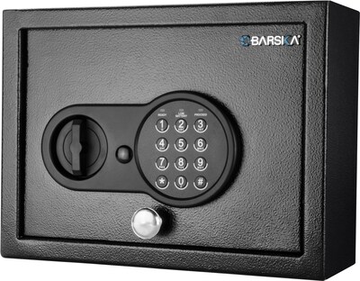 Barska 0.21 Cubic Ft. Top Open Keypad Security Safe (Ax12622)