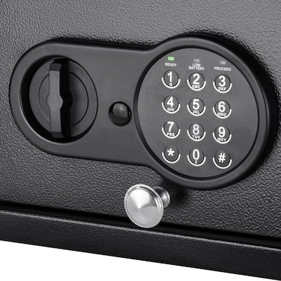 Barska 0.21 Cubic Ft. Top Open Keypad Security Safe (Ax12622)