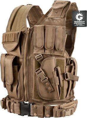 Barska Loaded Gear Vx-200 Tactical Right Hand Vest Dark Earth (BI12346)