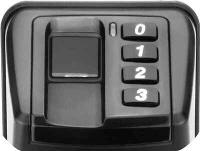 Barska Biometric Door Lock Reversible Handle  (EA12442)