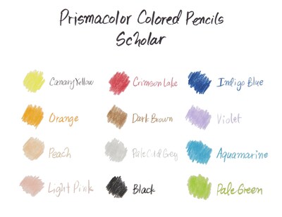 Prismacolor Premier Verithin Colored Pencils, Assorted Colors, 24 Pencils,  Pack