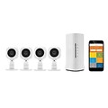 Home8 Mini Cube HD 4 Camera Starter Kit 720p HD Security Camera with Motion/Sound Detect, Night Vision & 2 way Audio (V33040US)