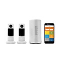 Home8 Twist HD 2-Camera Starter Kit 720p HD Security Camera with Motion/Sound Detection, Night Vision and 2-Way Audio (V43020US)