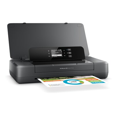 HP OfficeJet 200 Portable Wireless Color Inkjet Printer, Single-Function, Print (CZ993A#B1H)