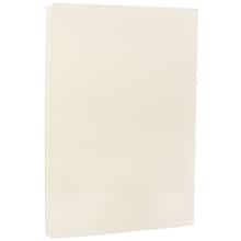 JAM Paper Strathmore 80 lb. Cardstock Paper, 8.5 x 14, Ivory White Wove, 50 Sheets/Pack (17428906)