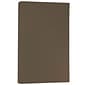 JAM Paper Matte Colored Paper, 32 lbs., 8.5" x 14", Bakri Chocolate Brown, 50 Sheets/Pack (64426903)