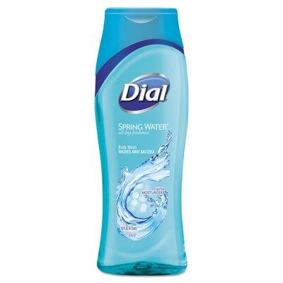 Dial® Body Wash, Antibacterial, Spring Water® Scent, 11.75oz. Bottle, 6 Bottles/Case