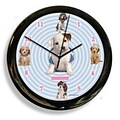 California Clock  Headphones Dog Clock (OC0509)