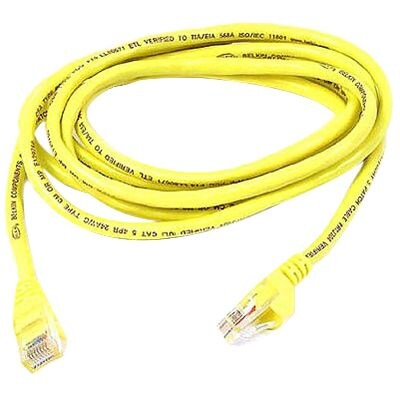 Belkin™ A3L980 Yellow 40 RJ-45 Cat6 Snagless Patch Cable