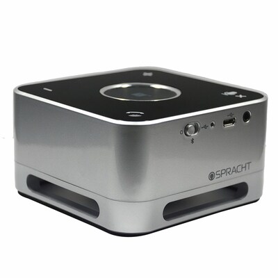 Spracht® MCP-3030 5 W Conference Mate Combo Bluetooth/USB Speaker, Silver