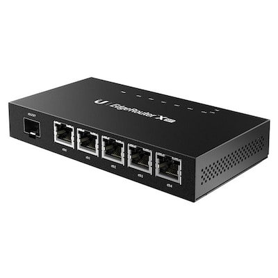 Ubiquiti EdgeRouter X 5-Port Gigabit Ethernet Router, Black (ERXSFP)