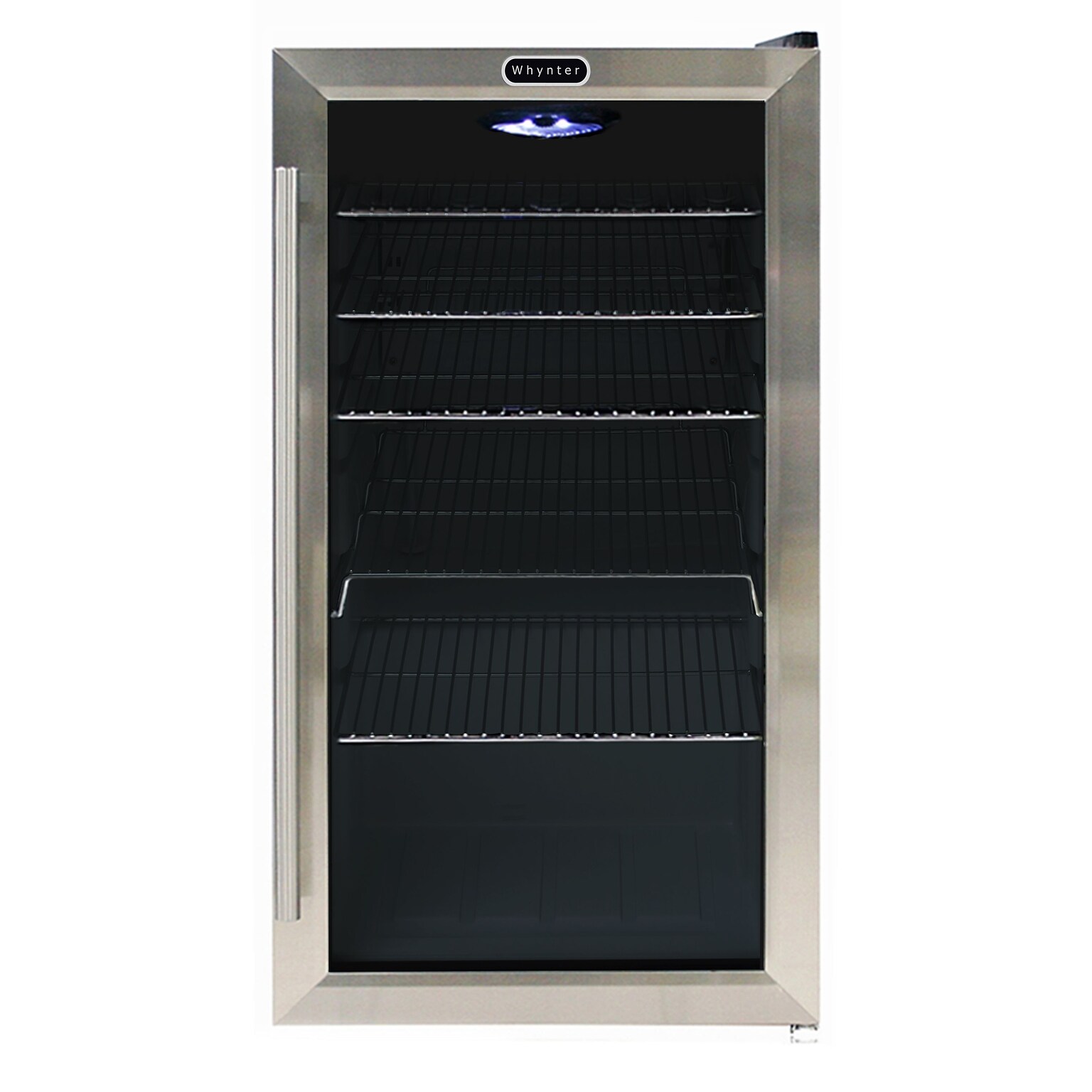 Whynter BR-130SB 17 3.1 Cu. Ft. Freestanding 120 Can Beverage Refrigerator with Internal Fan