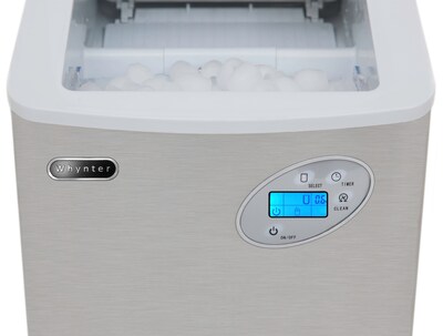 Whynter Portable Ice Maker with Direct Water Connection 49 lb Capacity Stainless Steel (IMC-491DC)