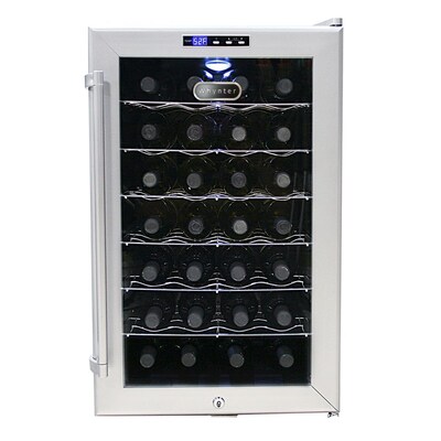 Whynter SNO Wine Cooler, Silver (WC-28S)