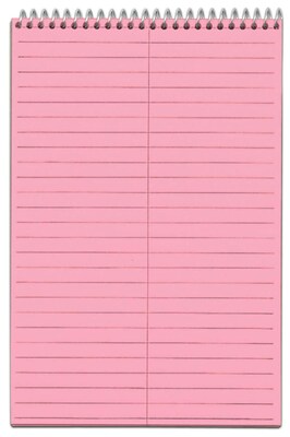 TOPS Prism Steno Pads, 6" x 9", Gregg, Pink, 80 Sheets/Pad, 4 Pads/Pack (TOP 80254)