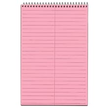 TOPS Prism Steno Pads, 6 x 9, Gregg, Pink, 80 Sheets/Pad, 4 Pads/Pack (TOP 80254)