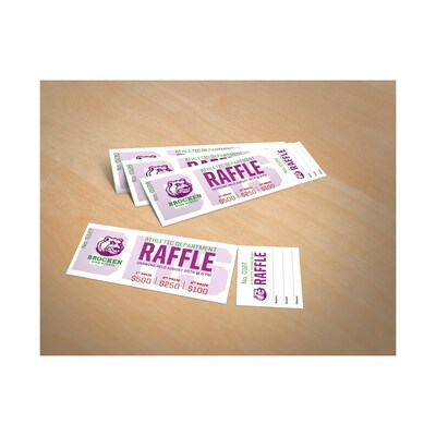 Avery Tickets, Matte White, 1.75" x 5.5", Laser/Inkjet, 200/Pack (16154)