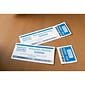 Avery Tickets, Matte White, 1.75" x 5.5", Laser/Inkjet, 200/Pack (16154)