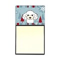 Carolines Treasures  Winter Holiday White Poodle Sticky Note Holder (CRLT84669)