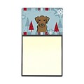 Carolines Treasures  Winter Holiday Chocolate Labrador Sticky Note Holder (CRLT84920)