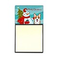 Carolines Treasures  Snowman With Red Corgi Sticky Note Holder (CRLT86706)