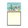 Carolines Treasures  Christmas Tree & English Bulldog Sticky Note Holder (CRLT89564)