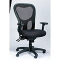 Raynor Eurotech Seating Apollo Mesh Desk Chair, Center and Forward Tilt, Black